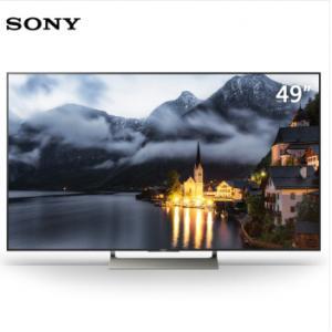 索尼（SONY）KD-49X9000E 49英寸4K HDR 精銳光控Pro 安卓6.0智能液晶電視（銀色）